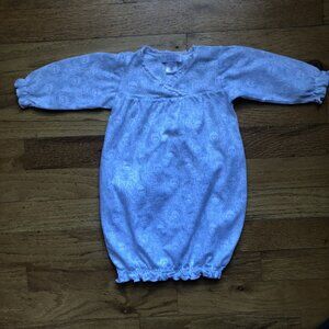 Feather Baby 3-6M Peacock Feather Sleep Gown